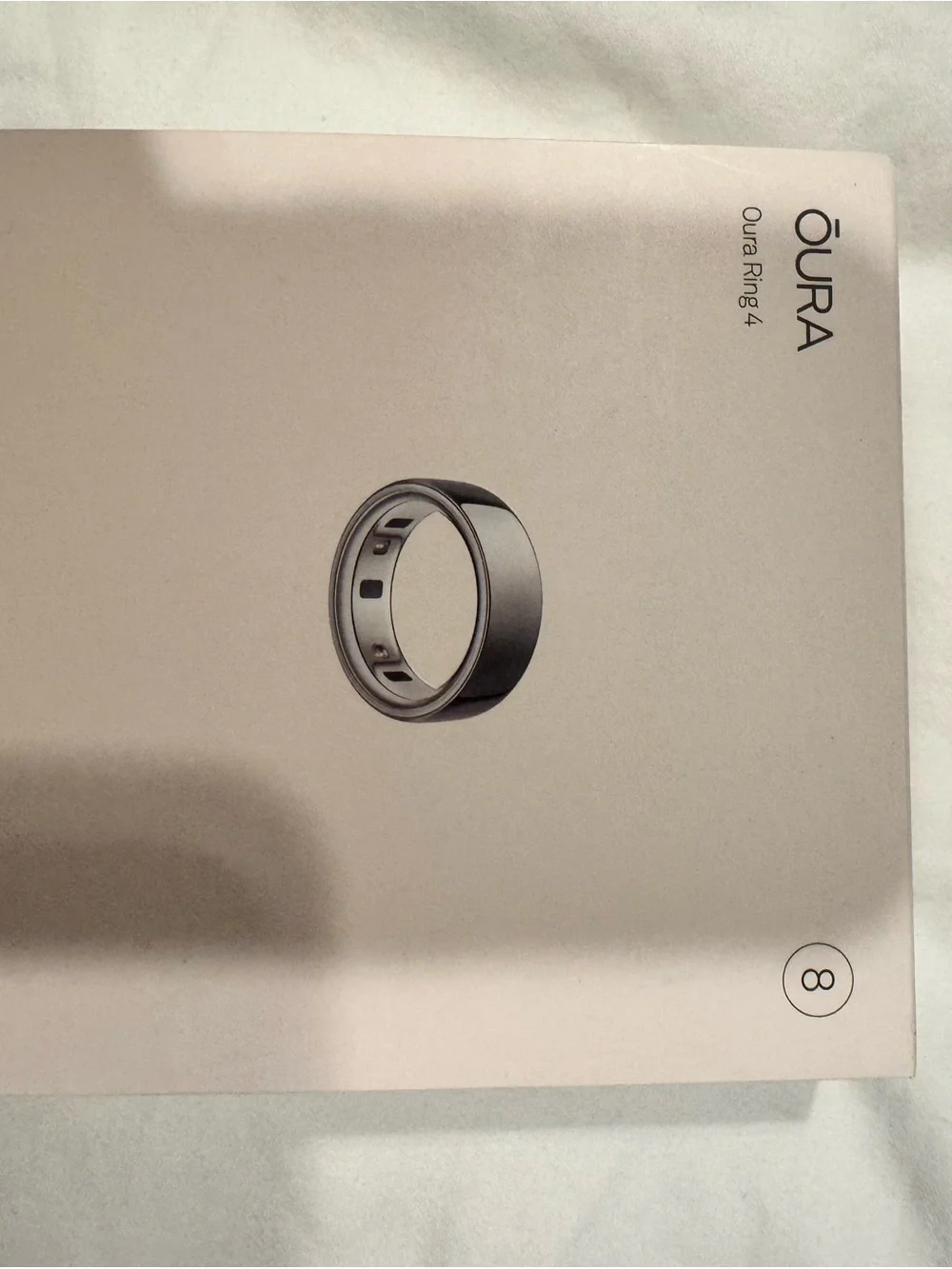 Oura Ring 4 - Silver/Gray Smart Health Ring